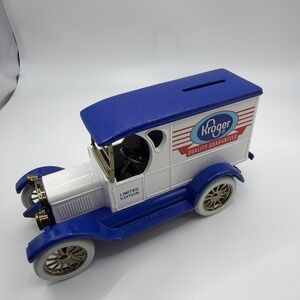 1923 Truck Bank Kroger Delivery Chevy Die Cast Metal Ertl 1992 Limited 1/25